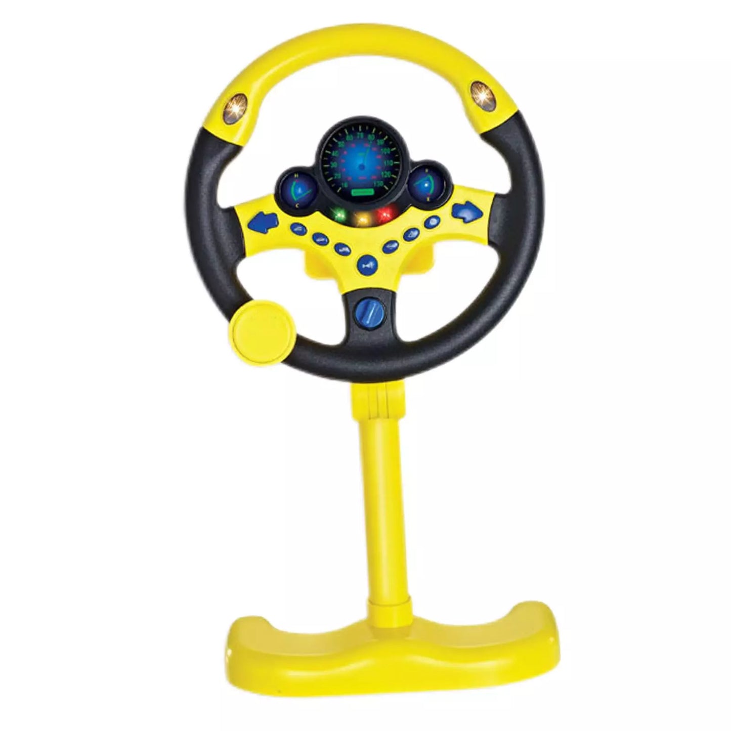 Simulated Steering Wheel for Kids W/Light Music Sounding Toy Kids Interactive Toys Copilot Toy Electric Toys Baby Gifts